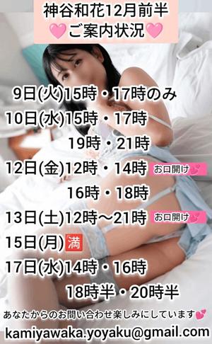 神谷和花の写メ日記｜ハールブルク 吉原高級店ソープ